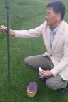 支柱へ塗装